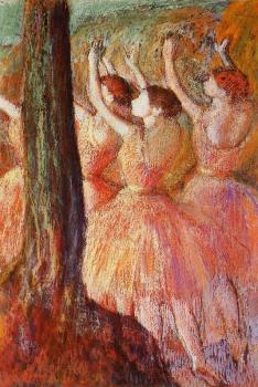 Edgar Degas : Pink Dancers